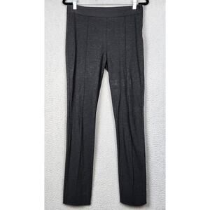 EVERLANE Pants Womens Medium Black Charcoal Stretch Pont Pull On Size Zip 30X28"